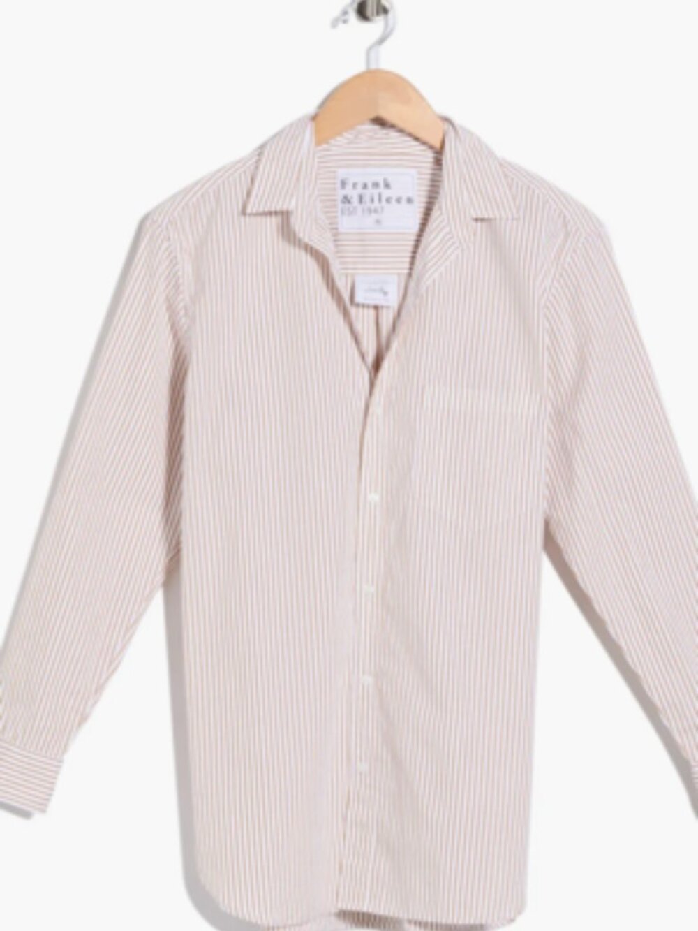 NWT Frank & Eileen Cream Jodey Boyfriend Button Up Shirt